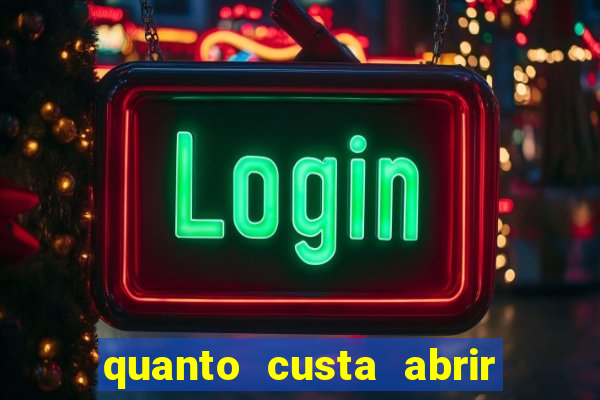 quanto custa abrir um cassino online