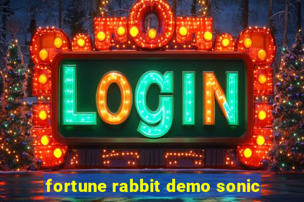 fortune rabbit demo sonic