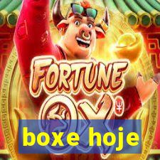 boxe hoje