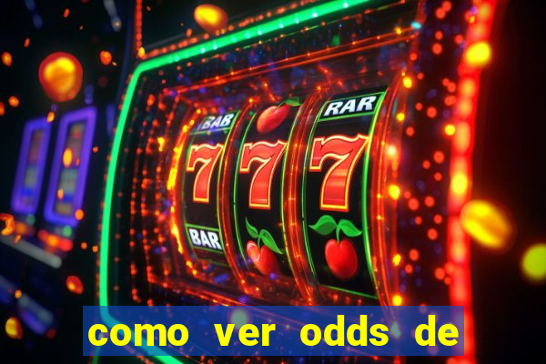 como ver odds de jogos passados