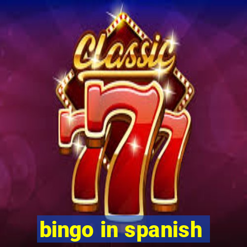 bingo in spanish