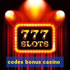 codes bonus casino