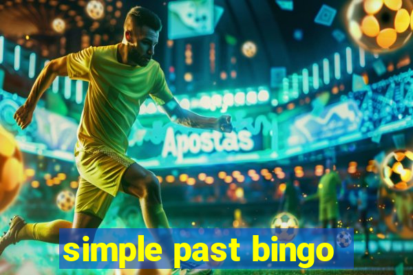 simple past bingo