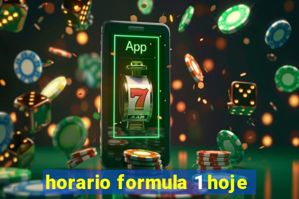 horario formula 1 hoje