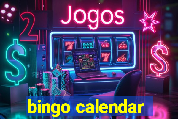 bingo calendar