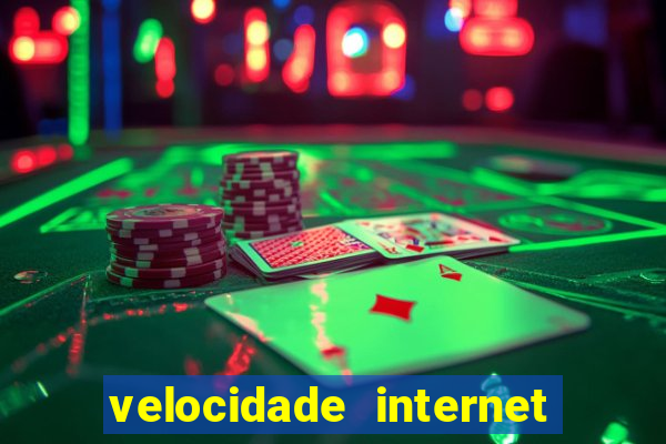 velocidade internet para jogar online