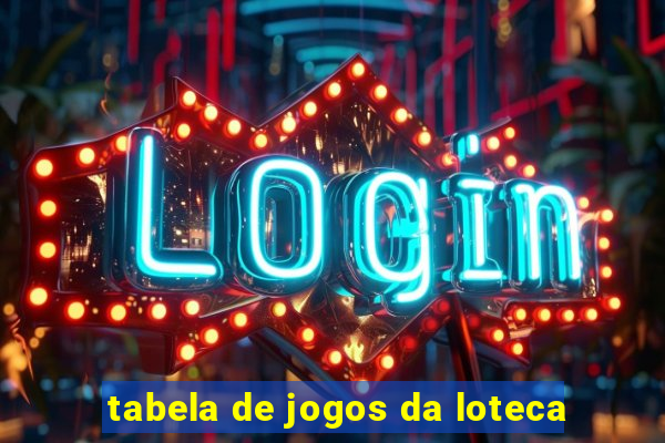 tabela de jogos da loteca