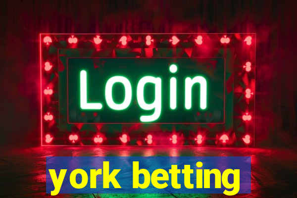 york betting