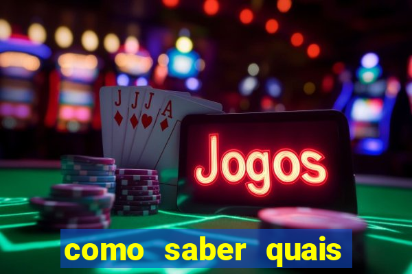 como saber quais jogos est?o pagando