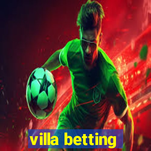 villa betting