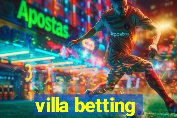 villa betting