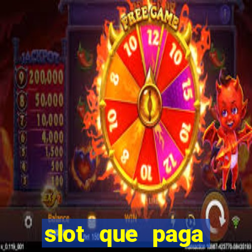 slot que paga dinheiro de verdade