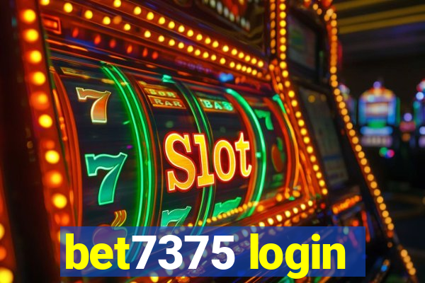 bet7375 login