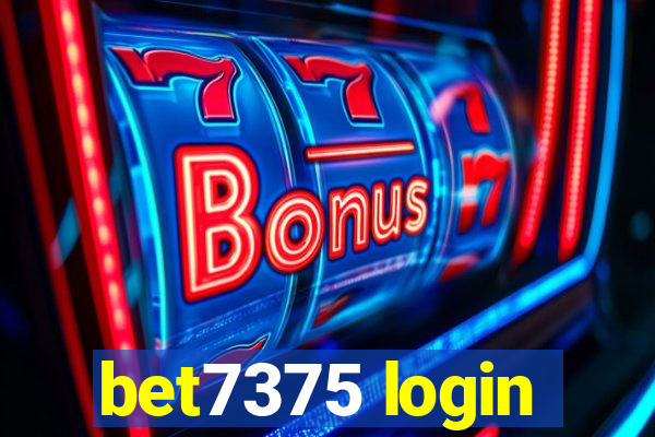 bet7375 login