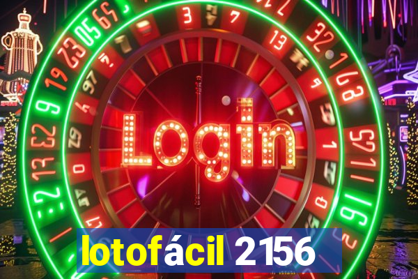 lotofácil 2156