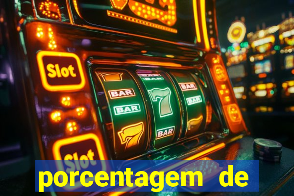 porcentagem de ganhos slots