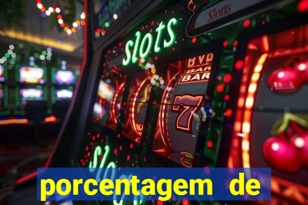 porcentagem de ganhos slots