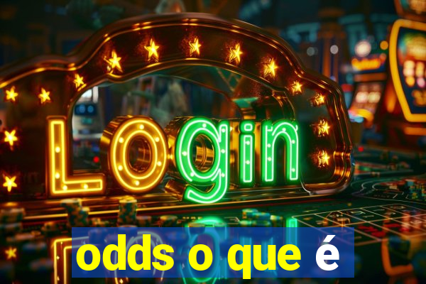 odds o que é