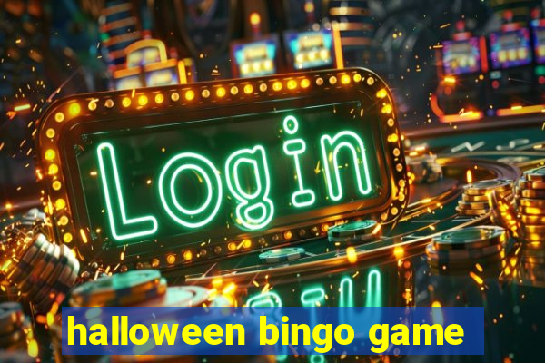 halloween bingo game