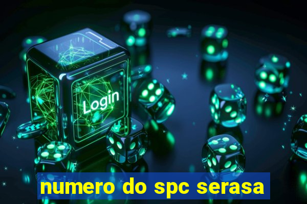 numero do spc serasa