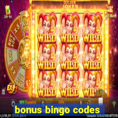 bonus bingo codes