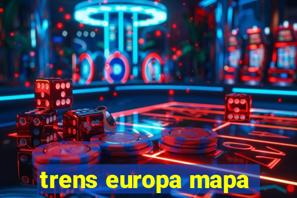 trens europa mapa