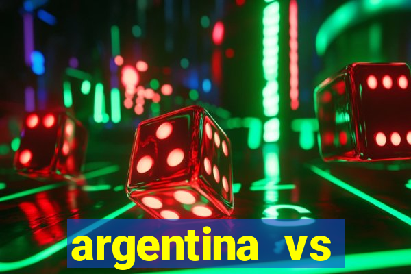 argentina vs colombia ao vivo