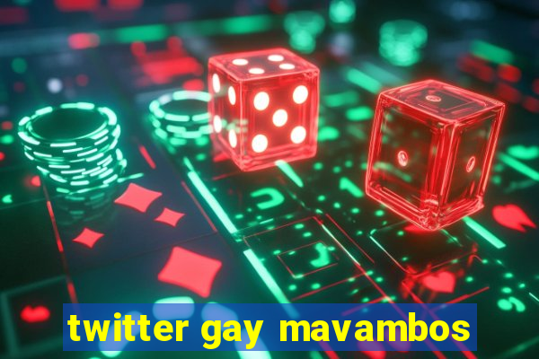 twitter gay mavambos