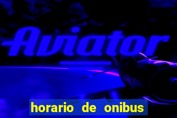 horario de onibus santos dumont x juiz de fora