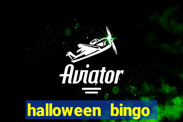 halloween bingo games for kids