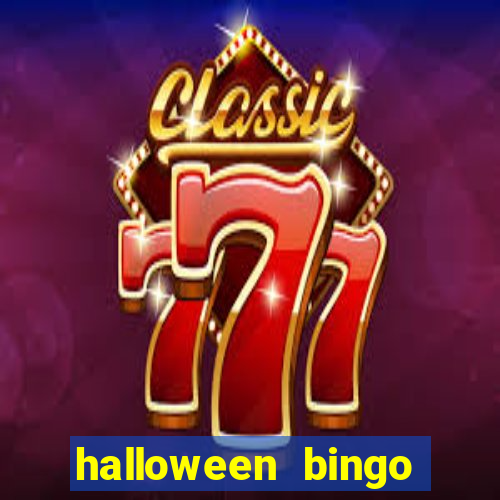 halloween bingo games for kids