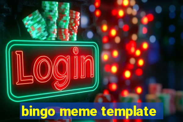 bingo meme template