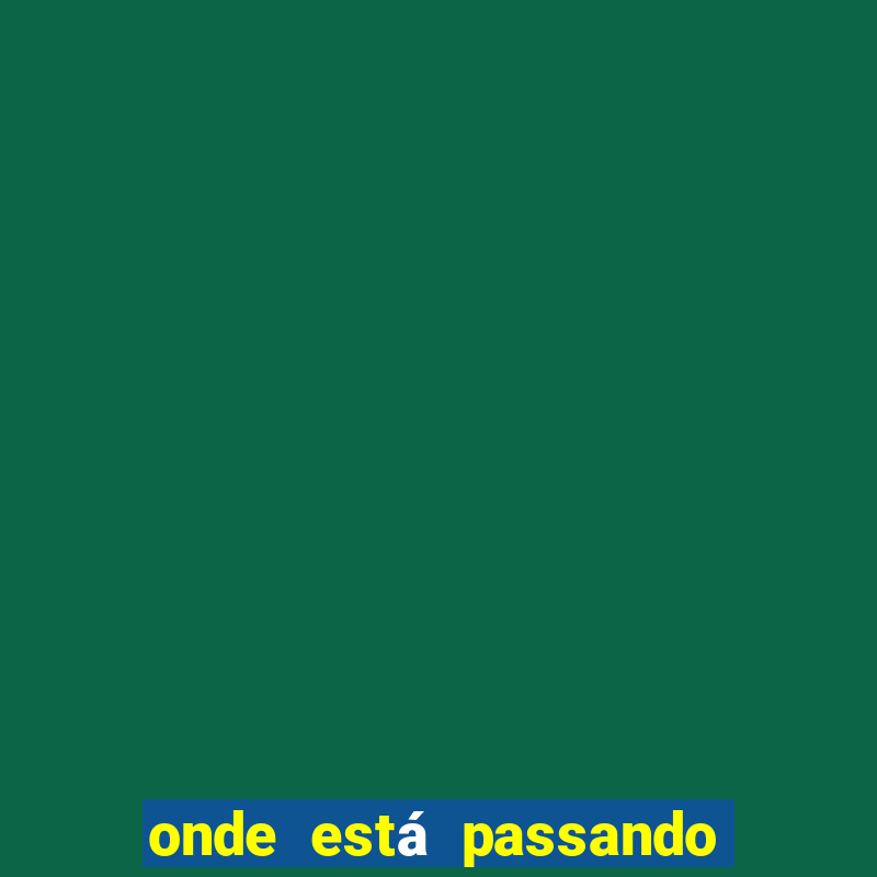 onde está passando o jogo do brasil