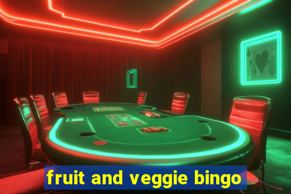 fruit and veggie bingo