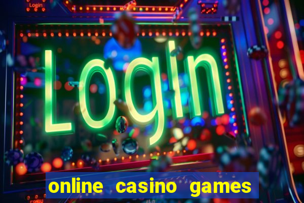 online casino games real money