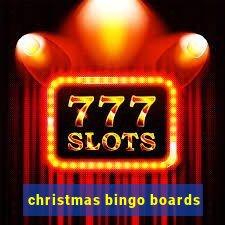 christmas bingo boards