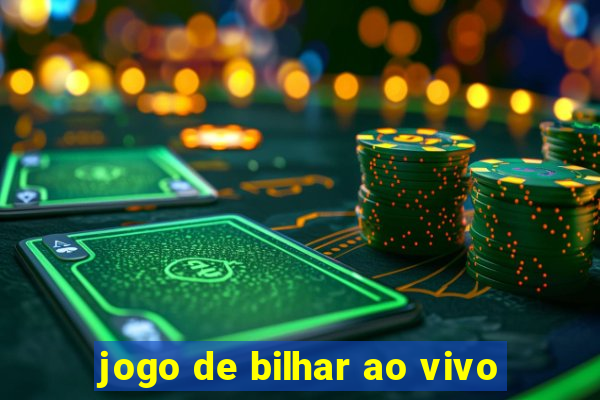 jogo de bilhar ao vivo