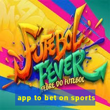 app to bet on sports