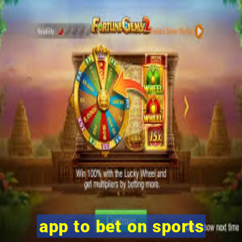 app to bet on sports