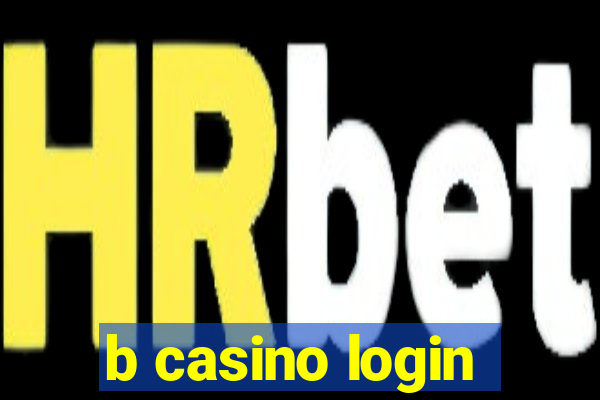 b casino login