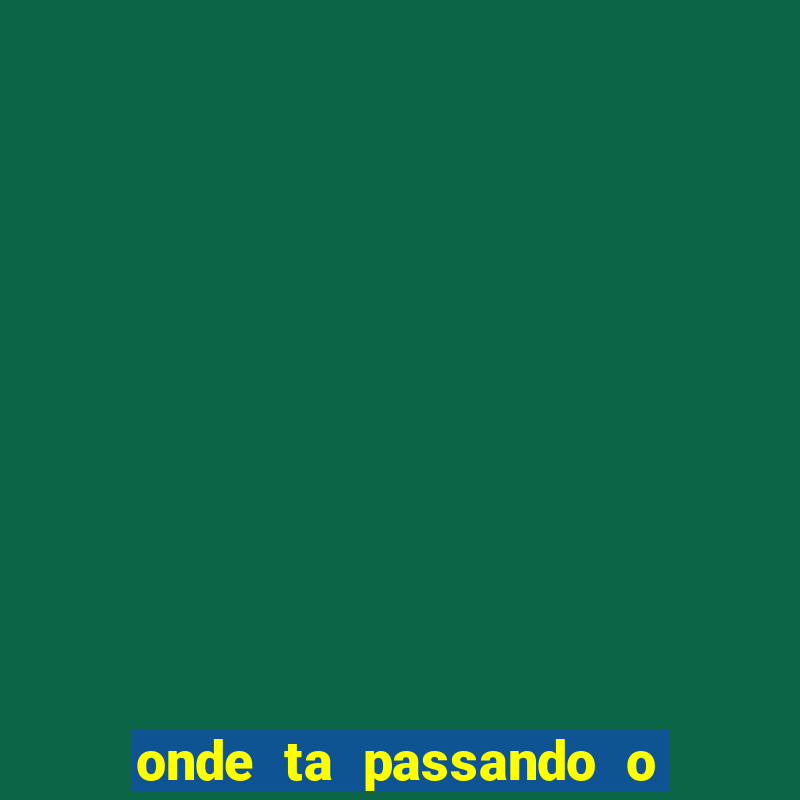 onde ta passando o jogo do pag