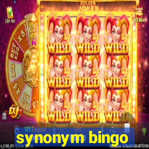 synonym bingo