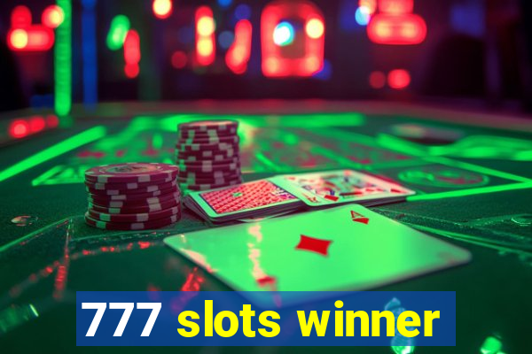 777 slots winner