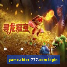 game.rider 777.com login