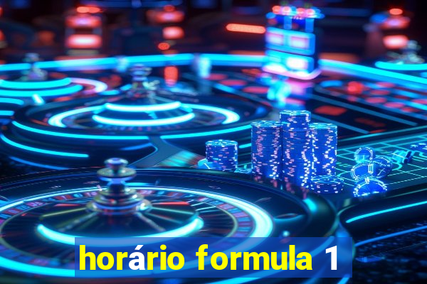 horário formula 1