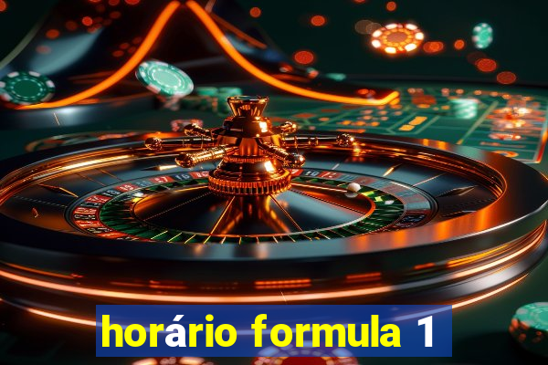 horário formula 1