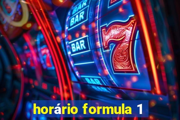 horário formula 1