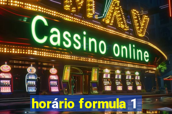 horário formula 1