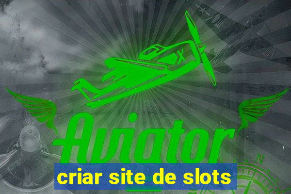 criar site de slots