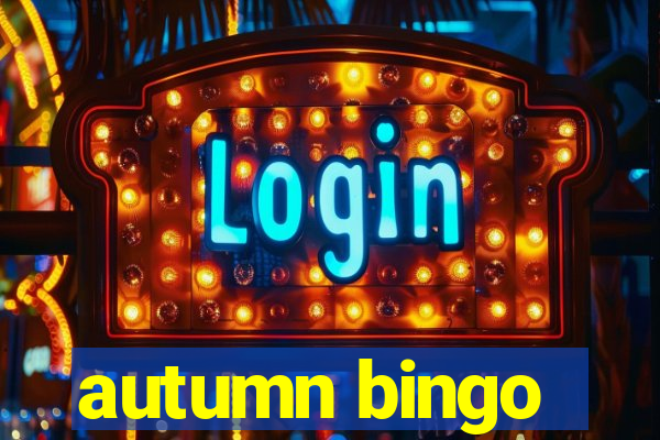 autumn bingo